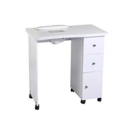 MESA DE MANICURA CON ASPIRADOR INTEGRADO